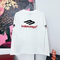 バレンシアガ コピー 長袖Tシャツ お洒落 モノトーン モダン グラフィック スポーティ BALENCIAGA