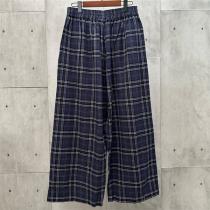 バレンシアガ スーパーコピー パンツ 注目 チェック柄 リラックス ワイドフィット BALENCIAGA