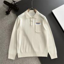 バーバリー コピー ニットポロシャツ 高級 コットン シンプルロゴ ワンポイント BURBERRY