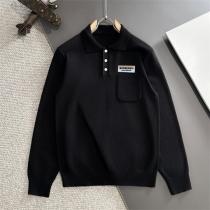バーバリー コピー ニットポロシャツ 高級 コットン シンプルロゴ ワンポイント BURBERRY