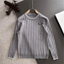 BURBERRY スーパーコピー クルーネック ニット リブ編み セーター ワンポイント バーバリー