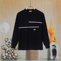 BURBERRY コピー セーター ミニマルラインデザイン モダン ブラックニット バーバリー
