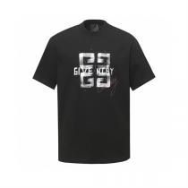  ジバンシィ スーパーコピー Tシャツ モノクロ エンブレム プリント ストリート モード GIVENCHY 