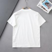ロエベ コピー Tシャツ 入手困難 スタッズデザイン ミニロゴ クルーネック 上質 LOEWE