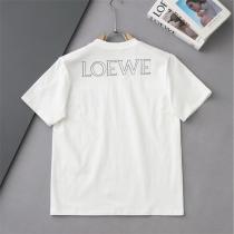 当店イチオシ ロエベ 偽物 Tシャツ バックロゴ シンプル クルーネック お洒落  LOEWE
