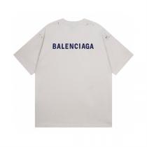 BALENCIAGA コピー Tシャツ シンプルロゴ ミニマルデザイン クルーネック バレンシアガ