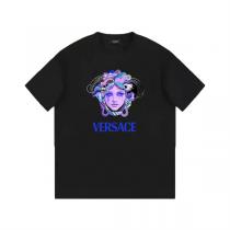  ヴェルサーチ スーパーコピー 本格派 メデューサプリント ラグジュアリー Tシャツ VERSACE