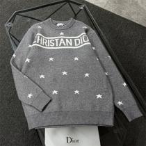 ディオール 偽物 スターモチーフ クルーネックセーター シンプル エレガンス DIOR