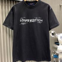 ルイヴィトン 偽物 Tシャツ フロントロゴ シンプル ブラック カジュアル新登場...
