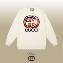 Gucc1 コピー トレーナー ダブルG ロゴプリント カジュアル モダン 着心地抜群 Gucc1
