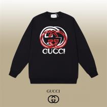 Gucc1 コピー トレーナー ダブルG ロゴプリント カジュアル モダン 着心地抜群 Gucc1