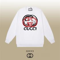 Gucc1 コピー トレーナー ダブルG ロゴプリント カジュアル モダン 着心地抜群 Gucc1