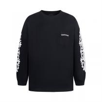  クロムハーツ 偽物 シンプル 洗練された ポケット付き 長袖Tシャツ CHROME HEARTS