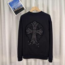 クロムハーツ コピー フローラルクロス 刺繍入り 新登場 トレーナー CHROME HEARTS