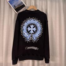 CHROME HEARTS 偽物 ピンクモチーフ ウォッシュド ヴィンテージ調 トレーナー クロムハーツ