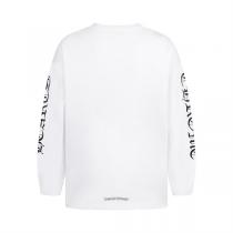  クロムハーツ スーパーコピー ゴシックロゴ スリーブプリント 長袖Tシャツ CHROME HEARTS