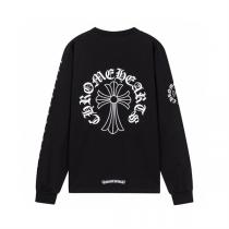 CHROME HEARTS 偽物 長袖シャツ クロスロゴ 人気ブランド ストリート 本格派 クロムハーツ