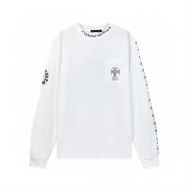 CHROME HEARTS 偽物 長袖シャツ クロスロゴ 人気ブランド ストリート 本格派 クロムハーツ