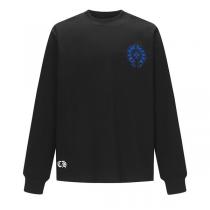 クロムハーツ コピー 長袖シャツ クロス ブルーライン モード系 ストリート CHROME HEARTS