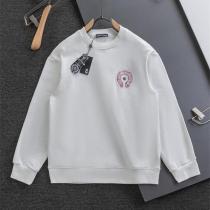 CHROME HEARTS 偽物 スウェット ピンクホースシュー ロゴプリント ストリート クロムハーツ