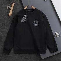 CHROME HEARTS 偽物 スウェット ピンクホースシュー ロゴプリント ストリート クロムハーツ