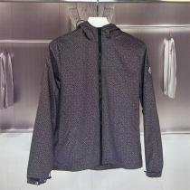 MONCLER 偽物 ナイロ ンジャケット ジオメトリック柄 モノトーン アウタ...