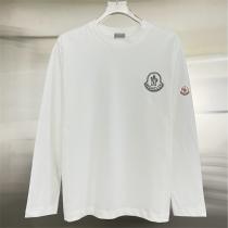 高級 モンクレール コピー 長袖Tシャツ ビッグロゴ ワッペン付き カジュアル ...
