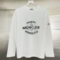 MONCLER 偽物 長袖Tシャツ ハワイ限定 プリント カジュアル おしゃれ モンクレール