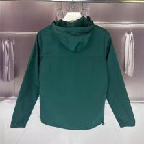 プラダ コピー フード付き ジャケット 深緑カラー 軽量カジュアル シンプル万能アウター PRADA