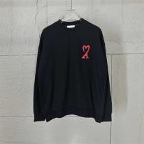 期間限定 アミパリス 偽物 長袖Tシャツ カラフルデザイン シンプル おしゃれ AMI PARIS