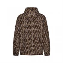 FENDI スーパーコピー ウインドブレーカー FF総柄 フード付き ジャケット フェンディ
