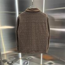 おすすめ フェンディ 偽物 ジャケット FF総柄 ボタンアップ カジュアル 話題 FENDI 