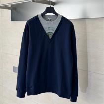 注目 LOEWE スーパーコピー Vネック トレーナー シンプル重ね着風 大人カ...