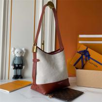ルイヴィトン スーパーコピー  クラシック バケットバッグ キャンバス×レザー 大容量 LOUIS VUITTON