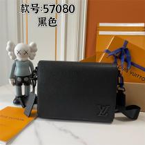 LOUIS VUITTON 偽物 エレガント ショルダーバッグ グレーレザー シンプル ルイヴィトン