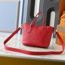 おすすめ ルイヴィトン コピー デニム トートバッグ レッドハンドル チェリー柄 LOUIS VUITTON
