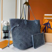 ルイヴィトン スーパーコピー トートバッグ デニムモノグラム 大容量ポーチ 上質 LOUIS VUITTON