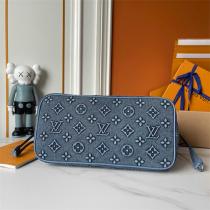 ルイヴィトン スーパーコピー トートバッグ デニムモノグラム 大容量ポーチ 上質 LOUIS VUITTON