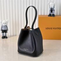 ルイヴィトン 偽物 プレーンレザー バケットバッグ ポーチ付き2WAY 素敵 LOUIS VUITTON