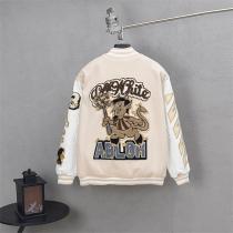  オフホワイト コピー ジャケット 上品 ベージュホワイト クラシック スタイル Off-White
