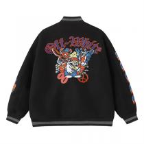  オフホワイト コピー ジャケット 独創 グラフィック バックプリント デザイン Off-White
