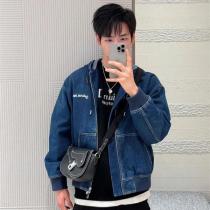 DIOR 偽物 デニム フード付き ジップアップ カジュアル 上品 おしゃれ ジャケット ディオール