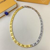 LOUIS VUITTON 偽物 ネックレス 上品 華やか ツートンチェーン か...