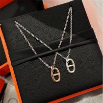 エルメス スーパーコピー ネックレス シンプル 上品 モダン Hモチーフペンダント HERMES