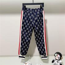 Gucc1 スーパーコピー パンツ GGロゴ モダン 魅力的 ネイビー サイドライン Gucc1
