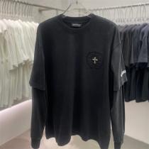 クロムハーツ 偽物 ロングTシャツ 上品 シンプル クロス ワンポイント CHROME HEARTS