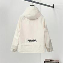 プラダ コピー 高級 上品 ジャケット シンプルフード付き プレミアム PRADA