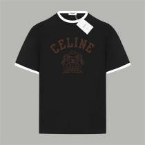 セリーヌ コピー Tシャツ カジュアル 上質 ファッション性 豊富 エンブレム流行必須 CELINE