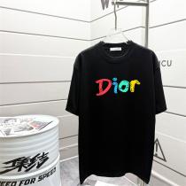  DIOR コピー Tシャツ カラフル ポップな おしゃれ ロゴデザイン カジュアル ディオール