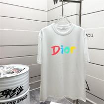  DIOR コピー Tシャツ カラフル ポップな おしゃれ ロゴデザイン カジュアル ディオール